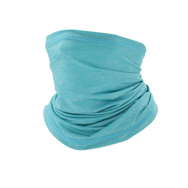 Greeniant Braga para el cuello a prueba de frío, seda helada, Color brillante, Unisex, cómodos bucles para las orejas, durabilidad, accesorios para Ciclismo Azur Greeniant OD019386-01