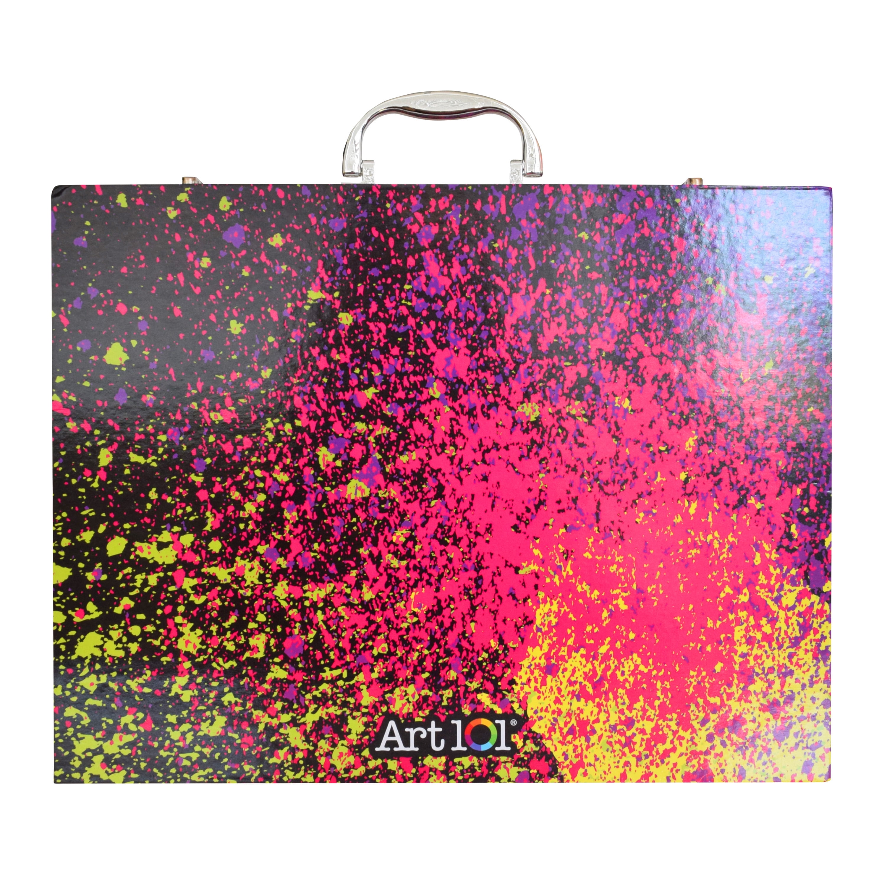 Art 101 Glow and Neon Drawing and Painting Art Set for Children