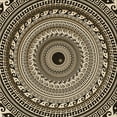 thumbnail image 1 of Ahgly Company Machine Washable Indoor Square Transitional Midnight Gray Area Rugs, 4' Square, 1 of 7