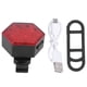thumbnail image 1 of Luz trasera de advertencia impermeable para bicicleta de montaña con carga USB y luz trasera para montar en bicicleta, 1 of 5