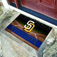 thumbnail image 2 of FANMATS 21931 Team Color Crumb Rubber San Diego Padres Door Mat, 2 of 5