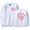 White, variant on Paddy The Baddy Casual Merch Long Sleeved Round Neck Unisex Sportswear Fashionable Clothing