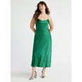 thumbnail image 4 of Free Assembly Women's Sleeveless Midi Slip Dress, Sizes XS-XXXL, 4 of 6