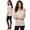 Beige, variant on ToBeInStyle Women's Boat Neck Dolman Style Blouse