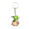 thumbnail image 5 of Invader Zim Anime Acrylic Pendant Keychains Holder Cool Cartoon Figures Keyrings Cosplay Jewelry Gifts Id Badge Holder, 5 of 5