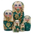 thumbnail image 2 of Muñecas Nesting Dolls HUOGUO Matryoshka de 7 capas de madera con forma de huevo, 2 of 4