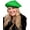 Green, variant on Ladies Solid Colored French Beret