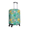 thumbnail image 3 of Fotbe Happy Summer Luggage Cover Protector,Suitcase Protector,Scratch and Dirt Resistant,Fits 18-32 Inch Luggage-Small, 3 of 9