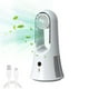 thumbnail image 4 of Ventilador de escritorio sin cuchillas con difusor de aromaterapia - Ventilador portátil silencioso de 14,2", 6 velocidades, alimentado por USB para dormitorio de oficina en casa, blanco/plata, 4 of 9