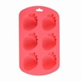 thumbnail image 3 of Lilgiuy Watermelon Baking Mold Silicone, 3D Flower Watermelon Silicone Fruit Shape Pastry Mold for Soap Chocolate Fondant Resin Cupcake Cake Decor, 4.41" x 7.48", Green, 3 of 5
