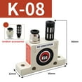 thumbnail image 1 of Aluminum Alloy Ball Pneumatic Vibrator Pneumaticvibrator Industrial Air Vibrator, 1 of 9