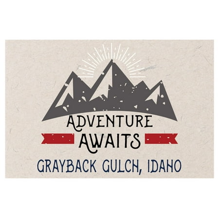 

Grayback Gulch Idaho Souvenir 2x3 Inch Fridge Magnet Adventure Awaits Design