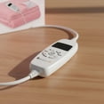 thumbnail image 4 of Mr. Gadgets Cobija Eléctrica Calentadora Dream Lux 152cm X 127cm Individual Manta Termica Con Forro Polar Suave Cobertor De Calentamiento Con Control Regulador Niveles De Calor, Color Rosa, 4 of 7