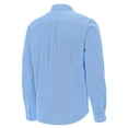thumbnail image 3 of Men's Antigua Powder Blue Oklahoma City Thunder Porter Woven Long Sleeve Button-Down Shirt, 3 of 3