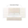 thumbnail image 4 of Eliana Cream Boucle King Bed, 4 of 7
