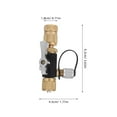 thumbnail image 2 of CIMAXIC Outil de Retrait de Noyau de Valve de Climatisation Multicolore pour Service de Cvac et de Réfrigération, 2 of 6