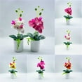 Zriyin Artificial Potted Flowers Fake False Plants Outdoor Garden Home
