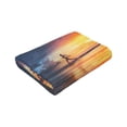 thumbnail image 5 of Running Man Silhouette Pattern Throw Blanket, Super Soft Anti-Pilling Flannel Bed Blankets, 80"x60", 5 of 8