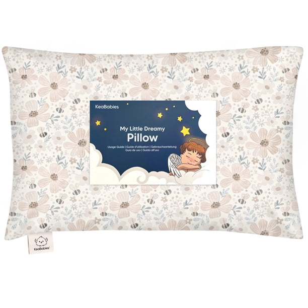 Almohada KeaBabies My Little Dreamy para niños pequeños, 13 x 18 cm, 2 a 5 años