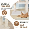 thumbnail image 6 of FDW Cat Tree 37 Inch Tall Cat Tower Kitten with Scratching Posts and Perches Indoor Activity Center for Cats (Beige), 6 of 7