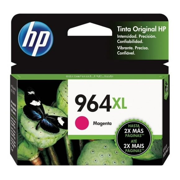 Cartucho de Tinta HP 964XL Magenta Original 3JA55AL
