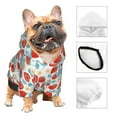 thumbnail image 3 of Gaeub Strawberries Print Small Pets Wear Hoodies,Dog Pullover,Cat Apparel,Fashion Pet Clothing,for Small Medium Dogs and Cats-X-Small, 3 of 7