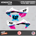 thumbnail image 2 of Kalair GFX Graphics Kit for Husqvarna TC125 TC250 FC250 FC350 FC450 (2019-2022) Vendetta Series, 2 of 4