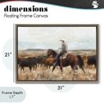 thumbnail image 5 of Stupell Industries Rustic Lodge Brown Floating Frame Canvas Art, 31 x 21, by Nina Blue, 5 of 9