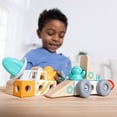 thumbnail image 2 of Melissa & Doug Blockables Space Playset, Wooden Building Blocks, Ages 2+, 2 of 6