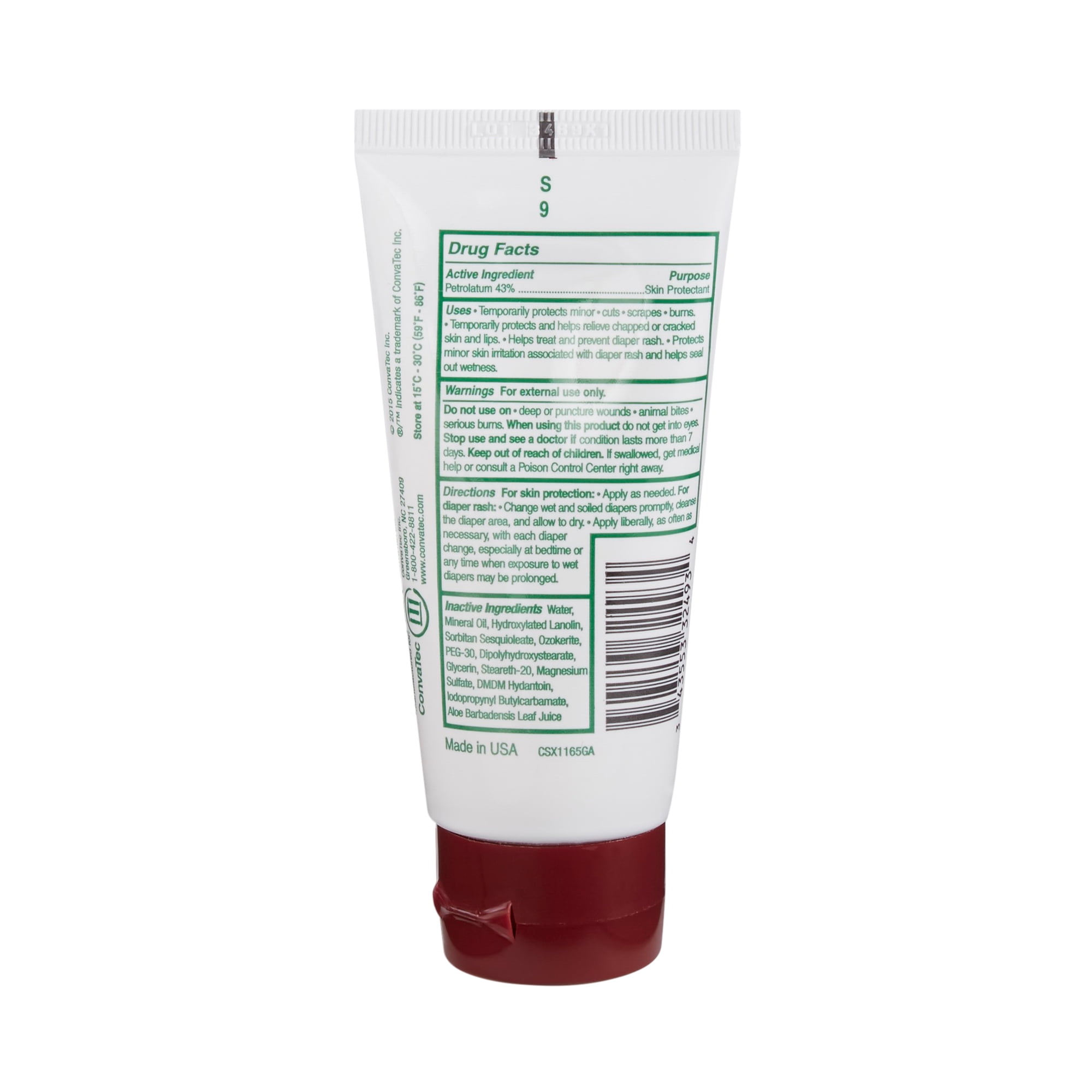 Aloe Vesta Unscented Skin Protectant Ointment 2 oz. Tube 324913 1 Ct