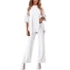 thumbnail image 3 of Conjunto de Chándal PRETTYGARDEN 2 Piezas para Mujer Blanco XS, 3 of 7