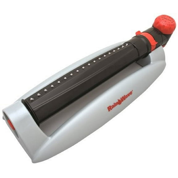 RAINWAVE Turbo Gear Oscillating Sprinkler Set with Timer, Cover Up to 3700 Square Feet