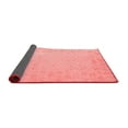 thumbnail image 2 of Ahgly Company Indoor Round Solid Red Modern Area Rugs, 3' Round, 2 of 4