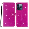 thumbnail image 1 of Compatible avec iPhone 13 Pro Étui Portefeuille Pailleté avec Poche pour Carte Couverture Rabattable, 1 of 5