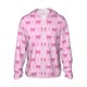 thumbnail image 1 of Balery Pink bows Sudadera ligera de manga larga con capucha y protección solar UPF 50+ para hombre y mujer, ideal para pesca y running-Small, 1 of 7