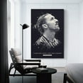 thumbnail image 3 of Zlatan Ibrahimovic Famous Poster Swedish Soccer Player Painting On Canvas Wall Art Poster Scroll Picture Print Living Room Walls Decor Home Posters 08x12inch(20x30cm), 3 of 6