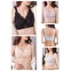 thumbnail image 5 of Sujetador de encaje para mujer Ver a través de sujetadores finos de talla grande sin aros Abanopi Ropa interior de mujer, 5 of 7