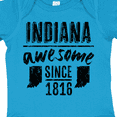 thumbnail image 4 of Inktastic Indiana Awesome Since 1816 Boys or Girls Baby Bodysuit, 4 of 5
