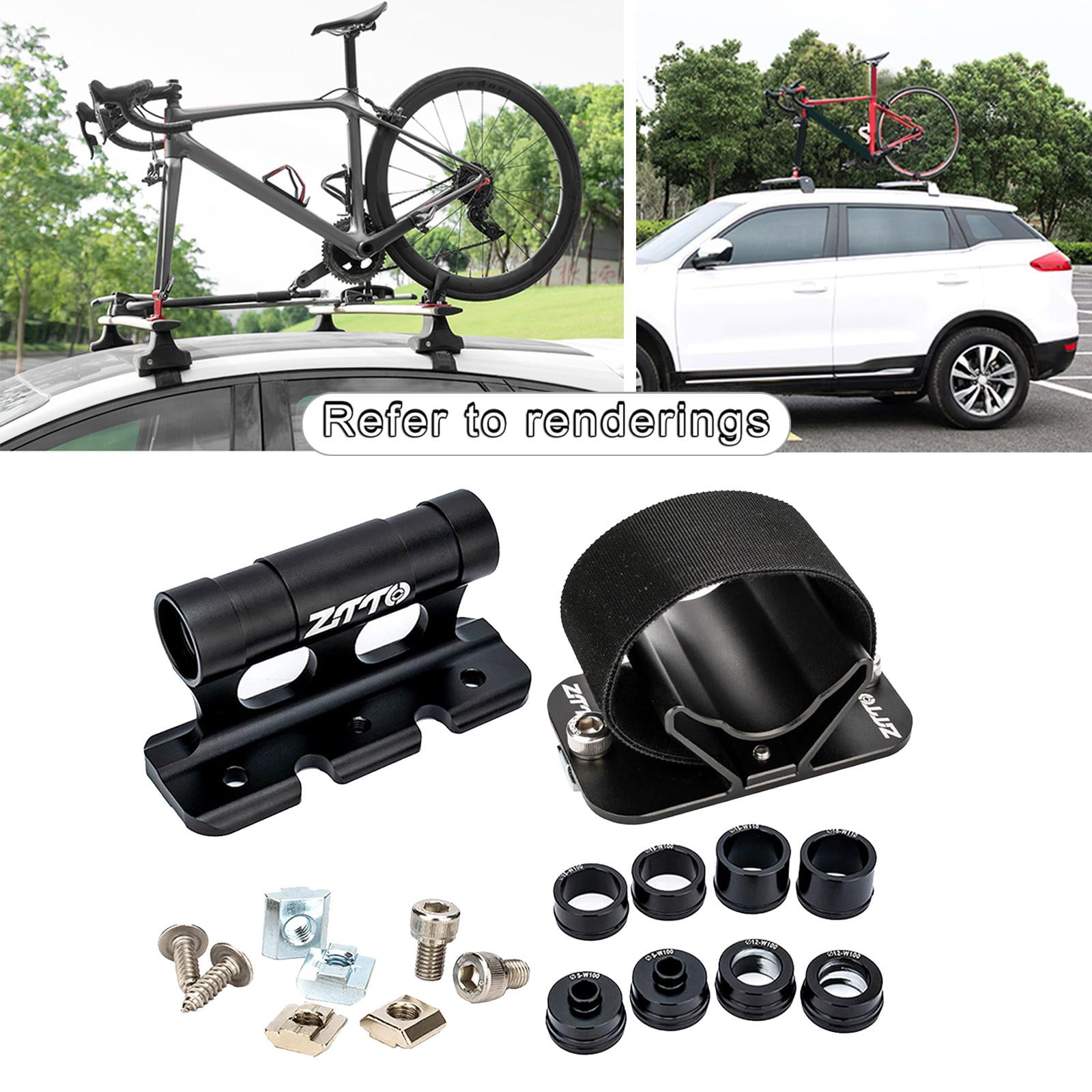 Runquan Bike Mount Racks Bike Stand Holder Front Fork Fixed Clip Rear Wheel Rack Other Rear Wheel Rack