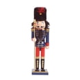 thumbnail image 4 of Adornos navideños de Cascanueces de 30 cm, figuras de Cascanueces de madera marioneta de estilo 3 perfke marioneta soldado cascanueces, 4 of 7