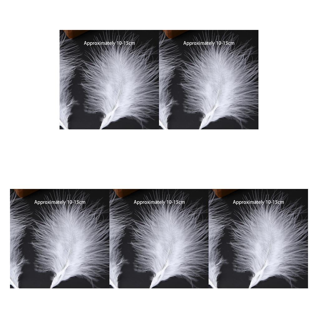 10-100pcs/lot Pure White 10-12inch Turkey Quill Feathers for Fashion Decorations