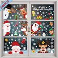 thumbnail image 2 of Uds., un juego de pegatinas bonitas de Navidad, pegatinas de cristal estáticas de doble cara para ventana, pegatinas de decoración de pared para el día de Navidad Sincero Hogar, 2 of 6