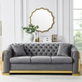 thumbnail image 2 of Grey Fabric - 3 Seat Sofa Set - Family Living Room - Gather Comfortably, 2 of 6