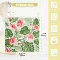 thumbnail image 3 of GZHJMY Washcloths Set Bathroom Kitchen Wash Cloths Face Towels Wipes Tropical Flower Hawaii Hibiscus Decorative 12x12 Inch 5 Pack, 3 of 7