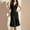 Black, variant on Women Midi Cocktail Dresses V Neck High Low Formal Party Evening Wedding Guest Dresses