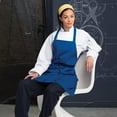 thumbnail image 2 of Uncommon Threads 3000-2000 30W x 34L Bib Apron in Royal, 2 of 5