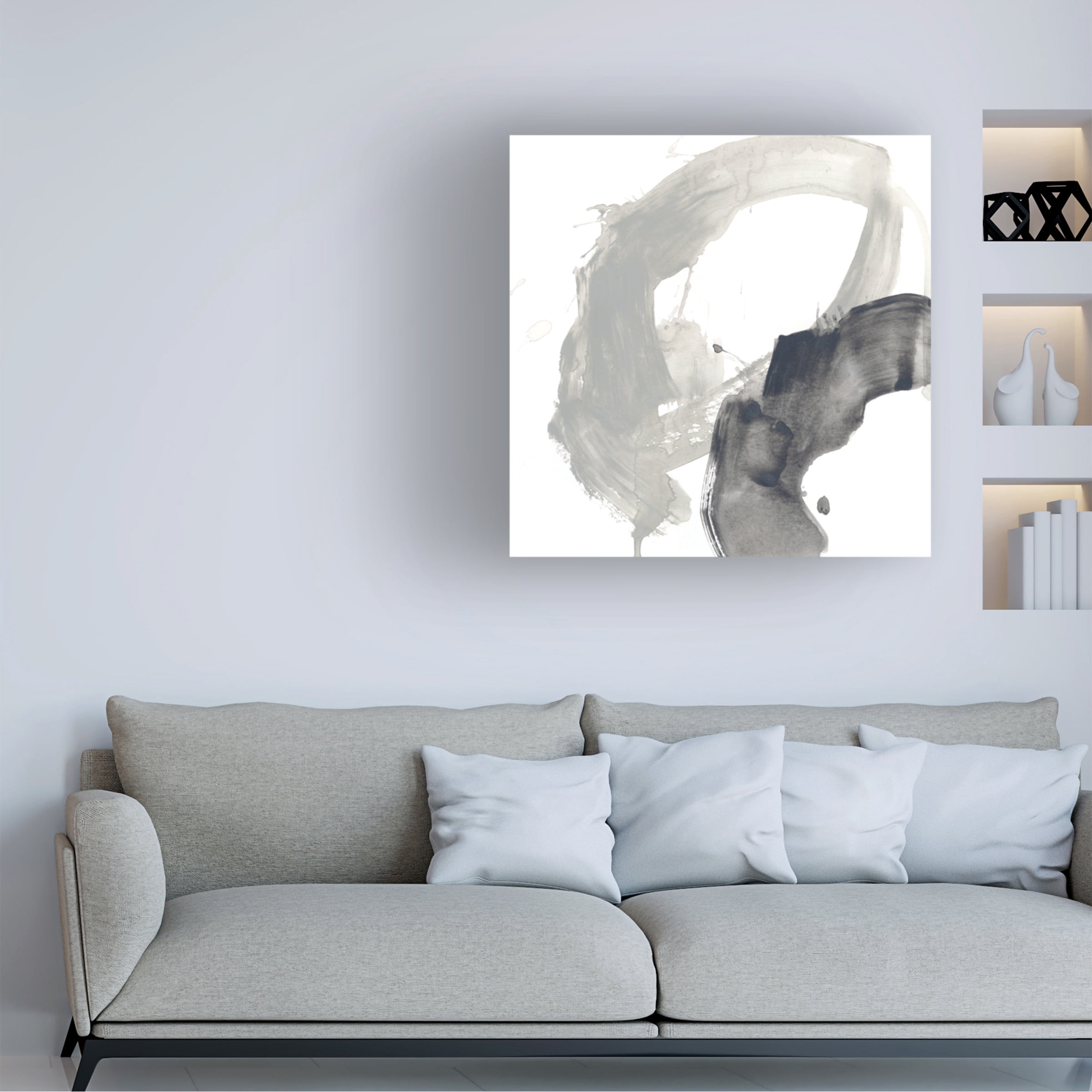 June Erica Vess 'Swath VII' Canvas Art