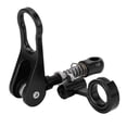 thumbnail image 1 of Abrazadera de tija de sillín de bicicleta de liberación rápida de aleación de aluminio y clip de marco trasero para bicicletas plegables - Negro anodizado, 1 of 8