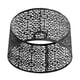 thumbnail image 3 of Sombra De Lámpara De Hierro Hueco, Cubierta De Luz De Metal Tallada Compatible Con E27 E14 Lámpara De Lámpara Candelera De Piso Para Sala De Estar Balcón De Dormitorio, 3 of 7