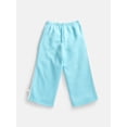 thumbnail image 2 of Wonder Nation Toddler Girls Wide Leg Athletic Pants with Side Stripe and Bow, Sizes 12M-5T, 2 of 3